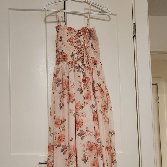 Floral Chiffon Dress - Picture 6 of 8
